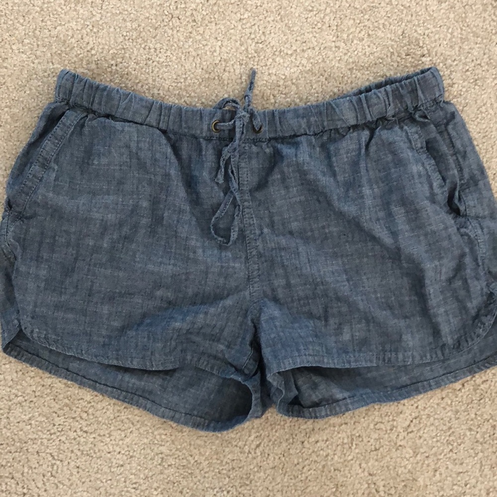 J Crew chambray short size S